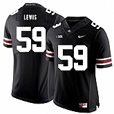 Ohio State Buckeyes 59 Tyquan Lewis Black Nike College Football Jersey Dzhi,baseball caps,new era cap wholesale,wholesale hats